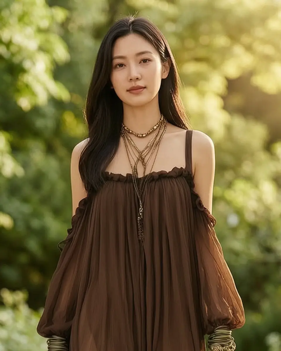 데일리 미니 드레스 실루엣