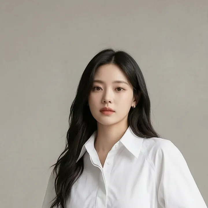 라체업 웨이스트 블라우스 디테일